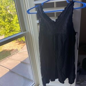 Black babydoll dress from Francesca’s. Size XS